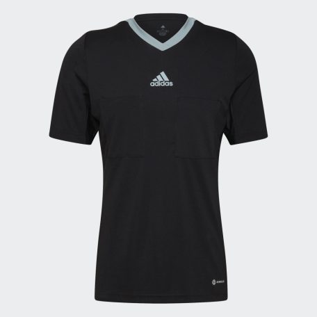 adidas REF 22 rövidujjú játékvezetői mez, fekete, méret: XL