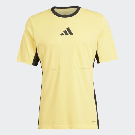 adidas REF 24 rövidujjú játékvezetői mez, sárga, 2XL-es méret